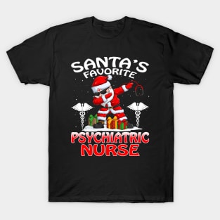 Santas Favorite Psychiatric Nurse Christmas T Shir T-Shirt